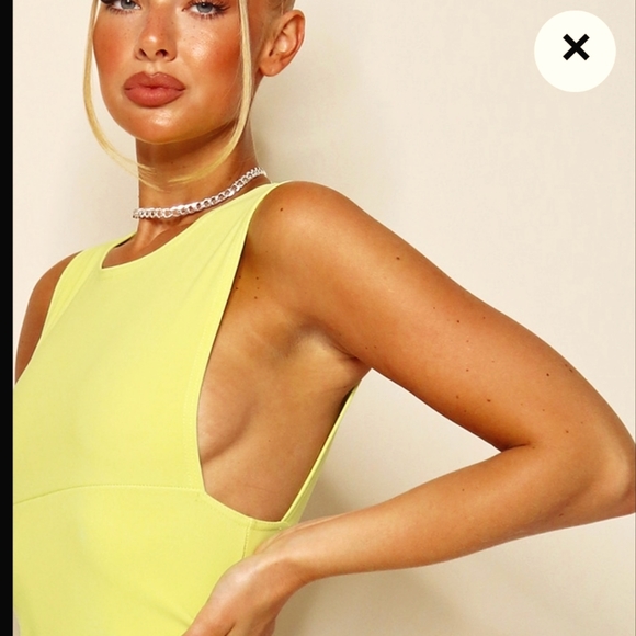 Dresses & Skirts - Lime bandage bodycon dress NEW